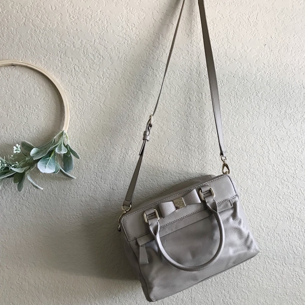 Leather Kate Spade Taupe Crossbody Handbag